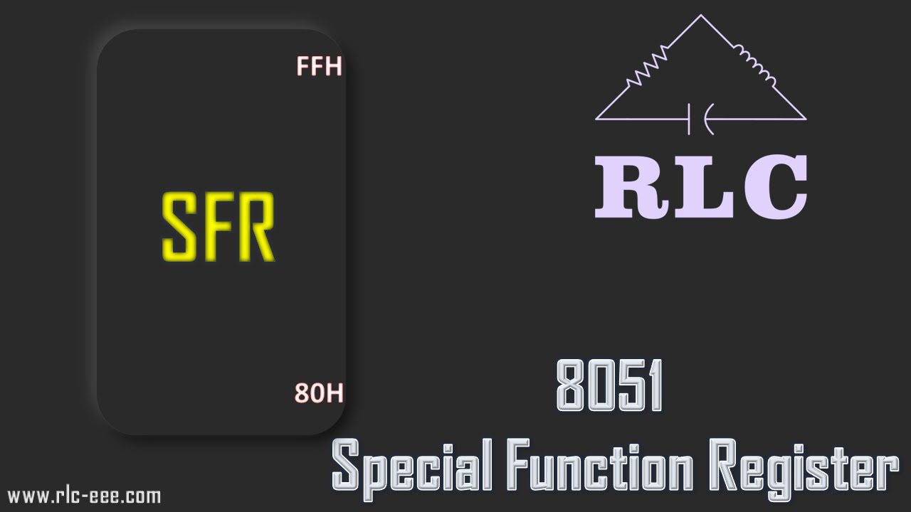 Special Function Registers of 8051 Microcontroller | SFR