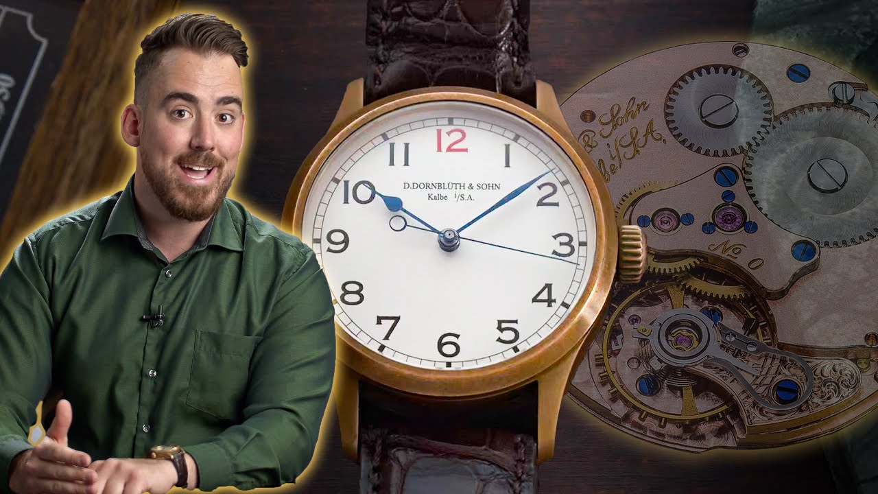 Incredible German Watch Under $5'000 That Looks Like This?!? I'm Impressed D. Dornblüth & Sohn!