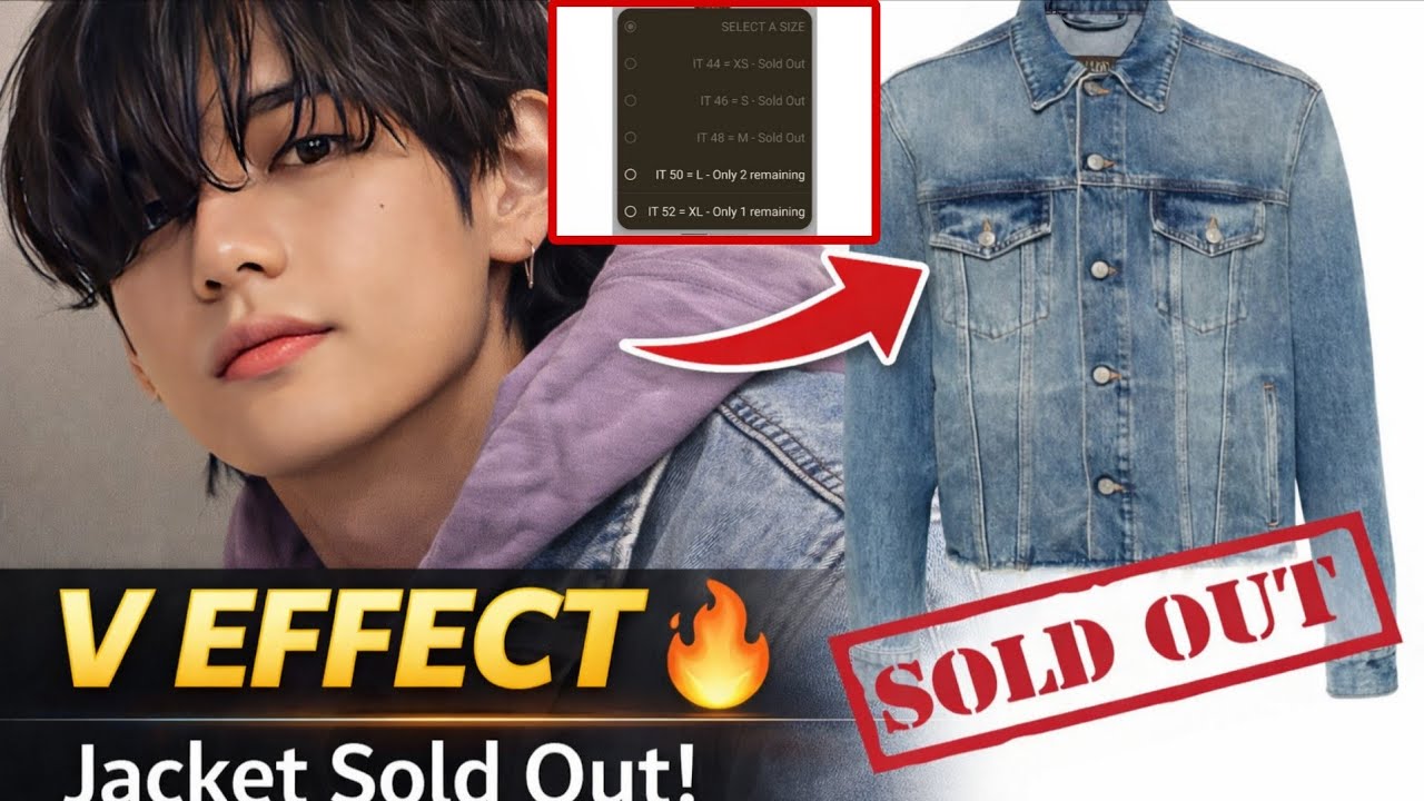 “V Did It Again: His Jacket Is SOLD OUT Everywhere!”