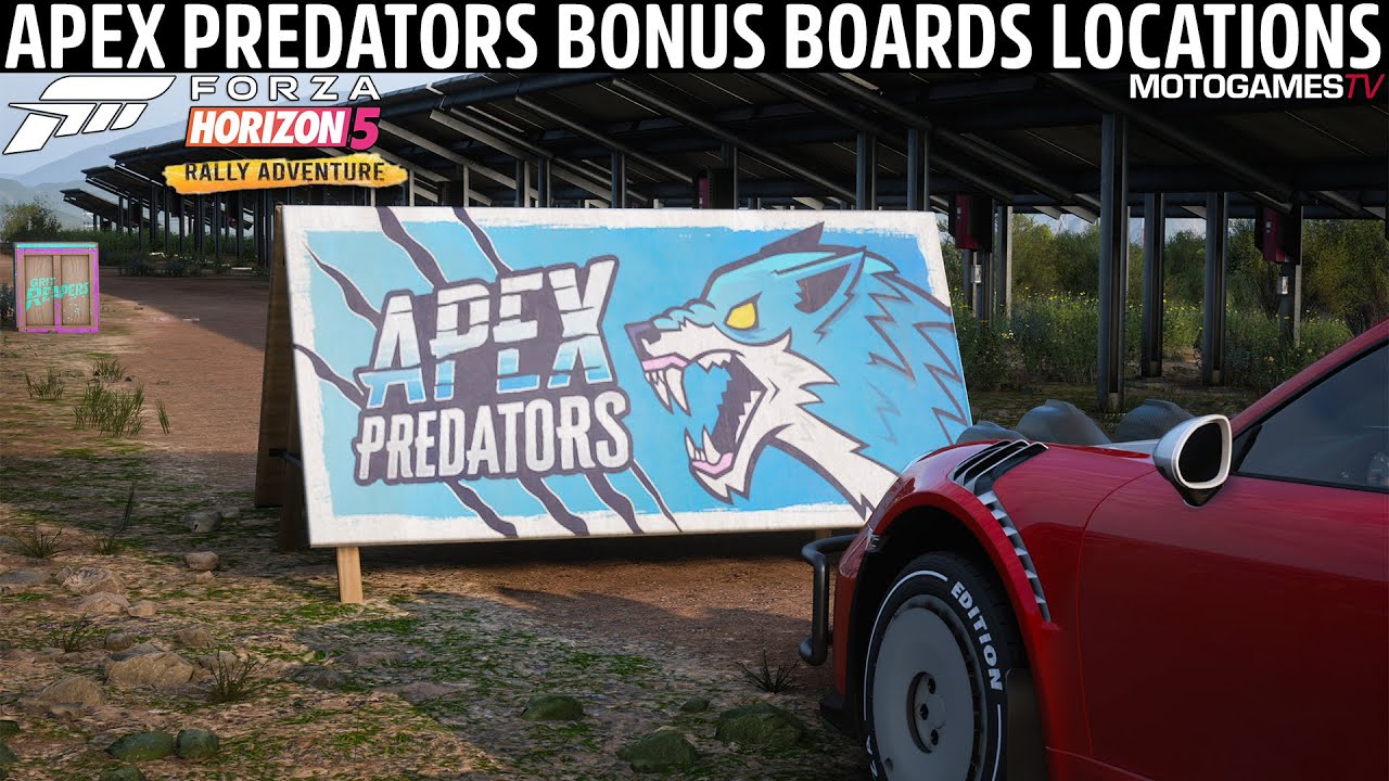 Forza Horizon 5 - All 30 Apex Predators Bonus Boards Location Guide | FH5 Rally Adventure