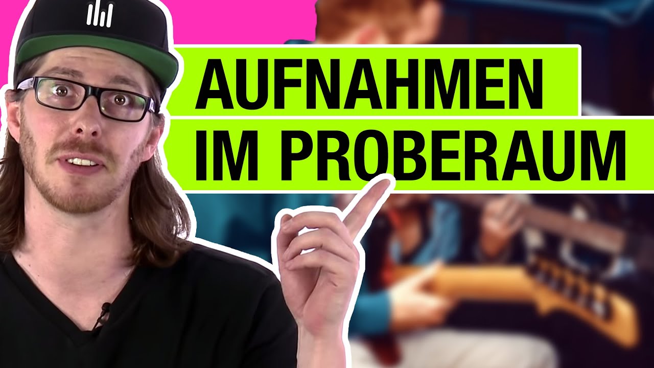 Aufnehmen im Proberaum mit Mischpult Tutorial