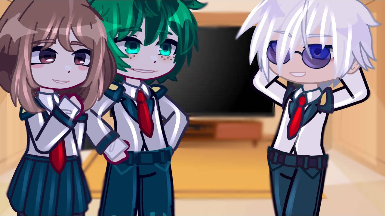 Class 1A React To Gojo As Transfer Student // MHA // Gacha Club