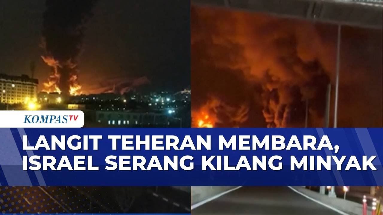 Perang Amerika SerikatIsrael dengan Iran Semakin Sengit, Israel Serang Kilang Minyak