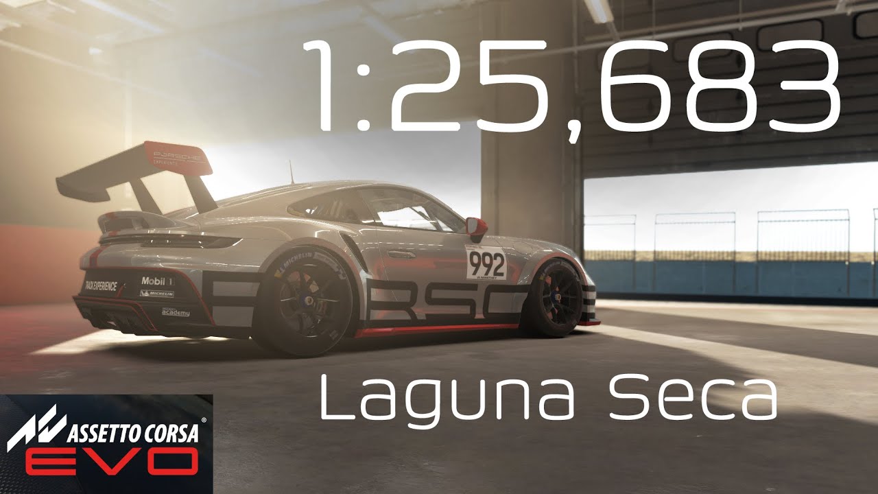 Assetto Corsa EVO - Laguna Seca - Porsche 911 GT3 Cup