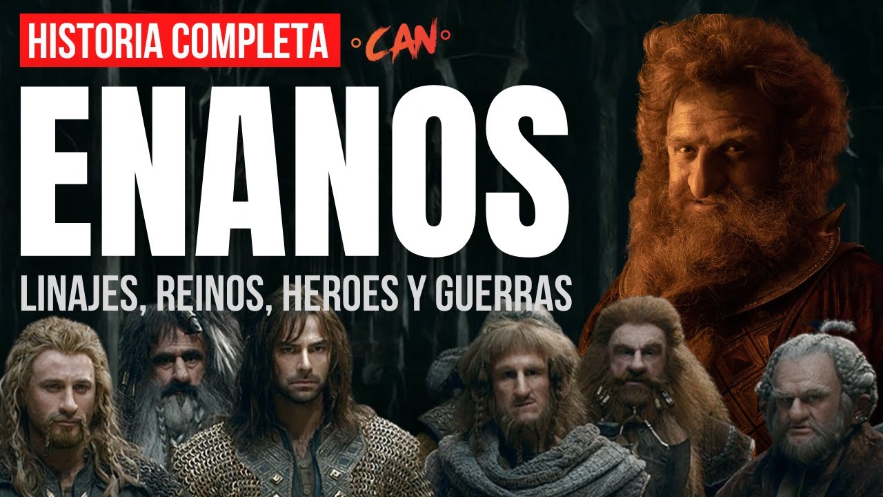 ⚒️ Los ENANOS: de los siete padres a Gimli | Historia de la raza | #Tolkien para principiantes
