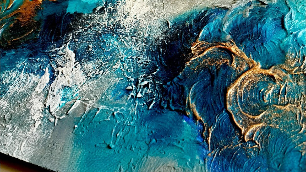 Mastering TEXTURED ABSTRACT Art / ACRYLIC Painting on Canvas / Step by Step Tutorial