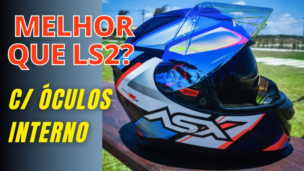 Melhor que LS2? - Capacete ASX Eagle Fast SV