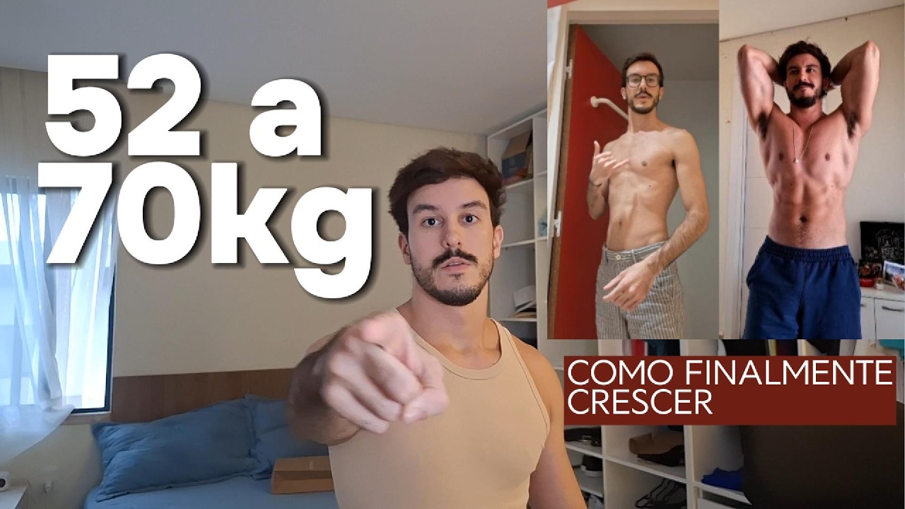 COMO GANHAR MASSA  - meu processo de 1 ano