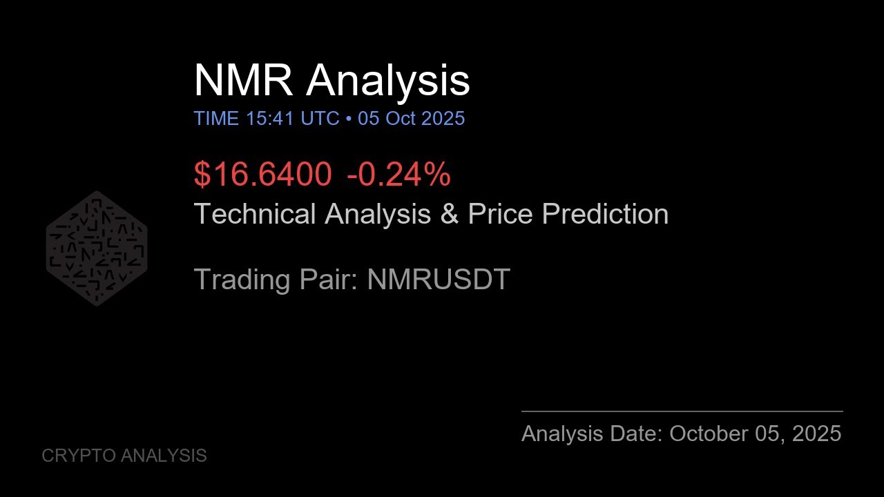 NMR (NMRUSDT) Technical Analysis - Price Prediction & Buy or Sell October 05, 2025