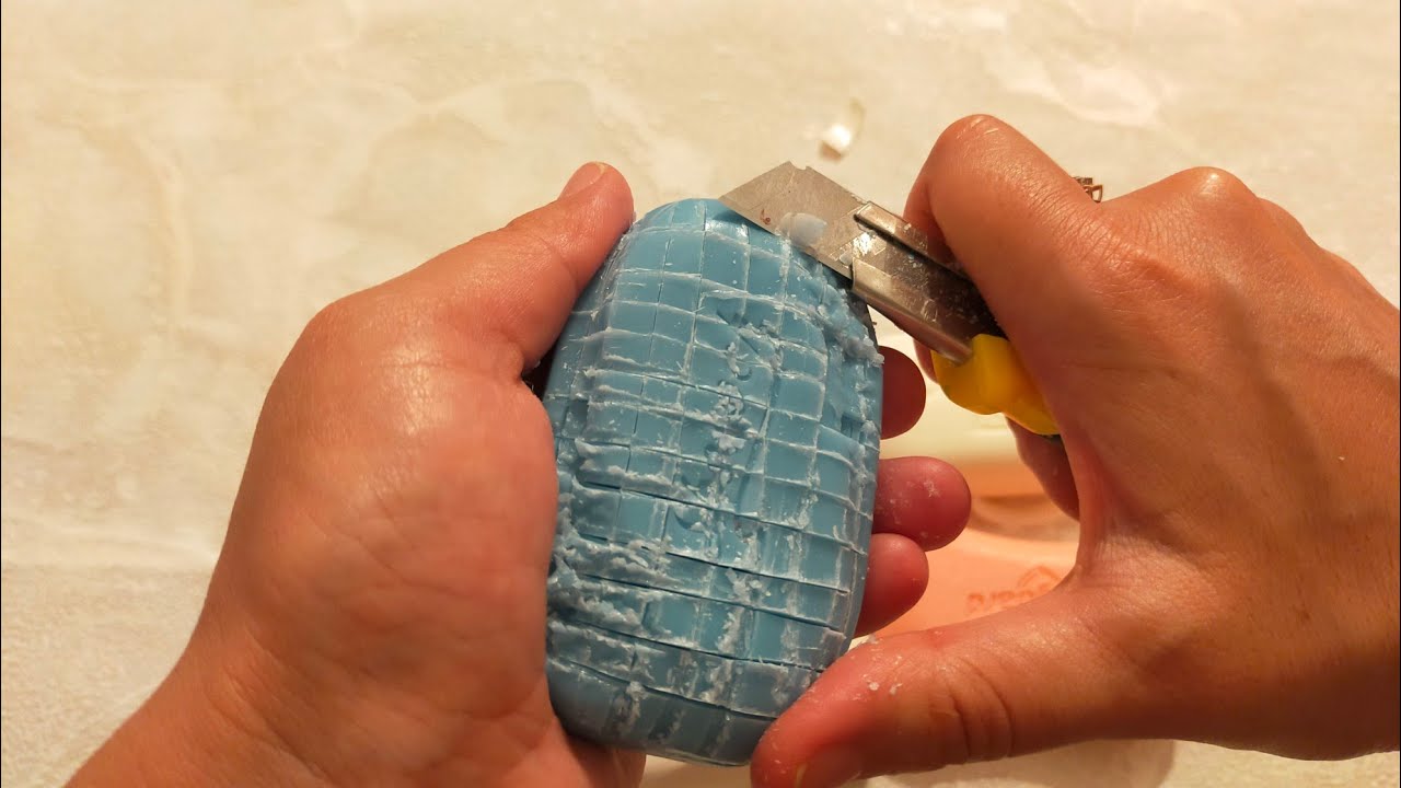 Crazy Cutting Soap Asmr/ Slow cutting/