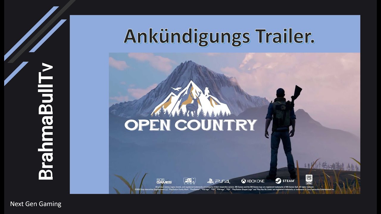 Open Country - Trailer - New Survival Game 2021