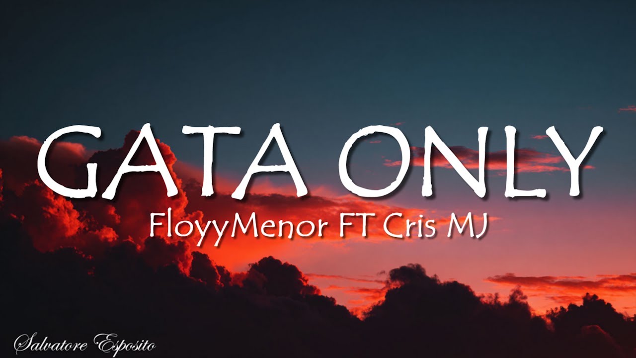 FloyyMenor - GATA ONLY ft. Cris MJ (Letra/Lyrics)
