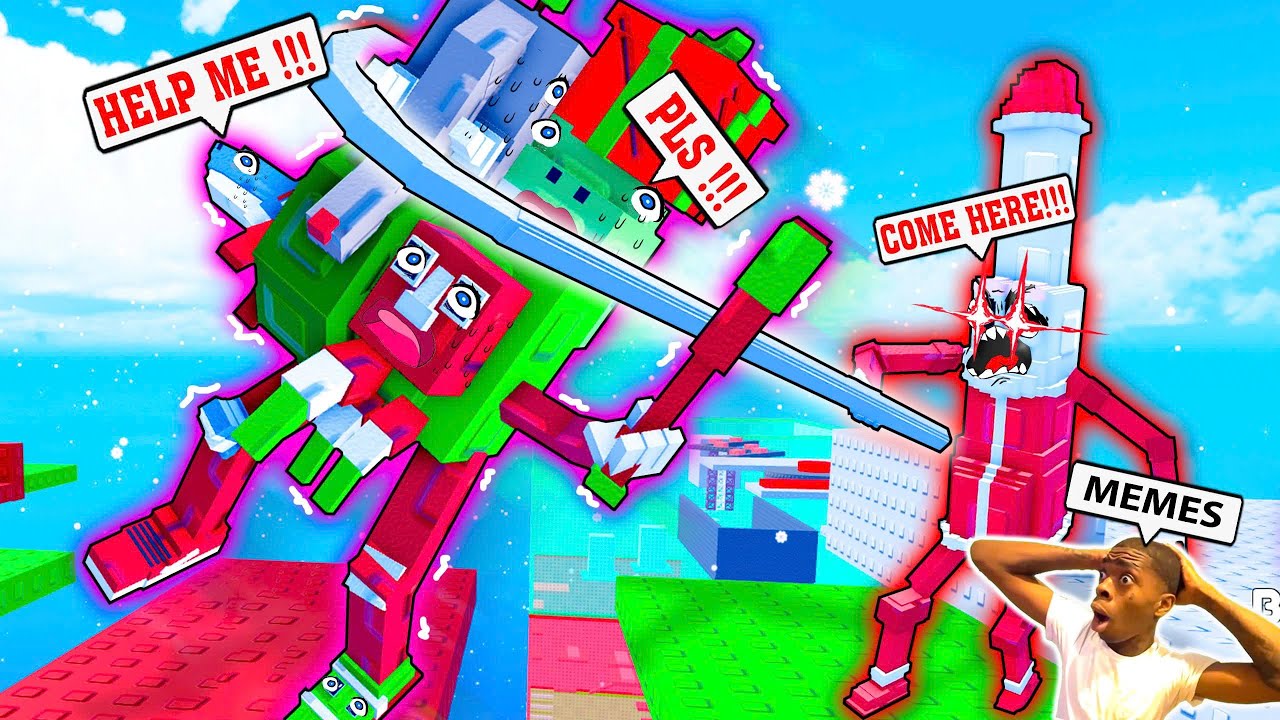 SLAP TOWER Funny Moments Memes🎅 - ROBLOX NEW CHRITMAS BRAINROT #10