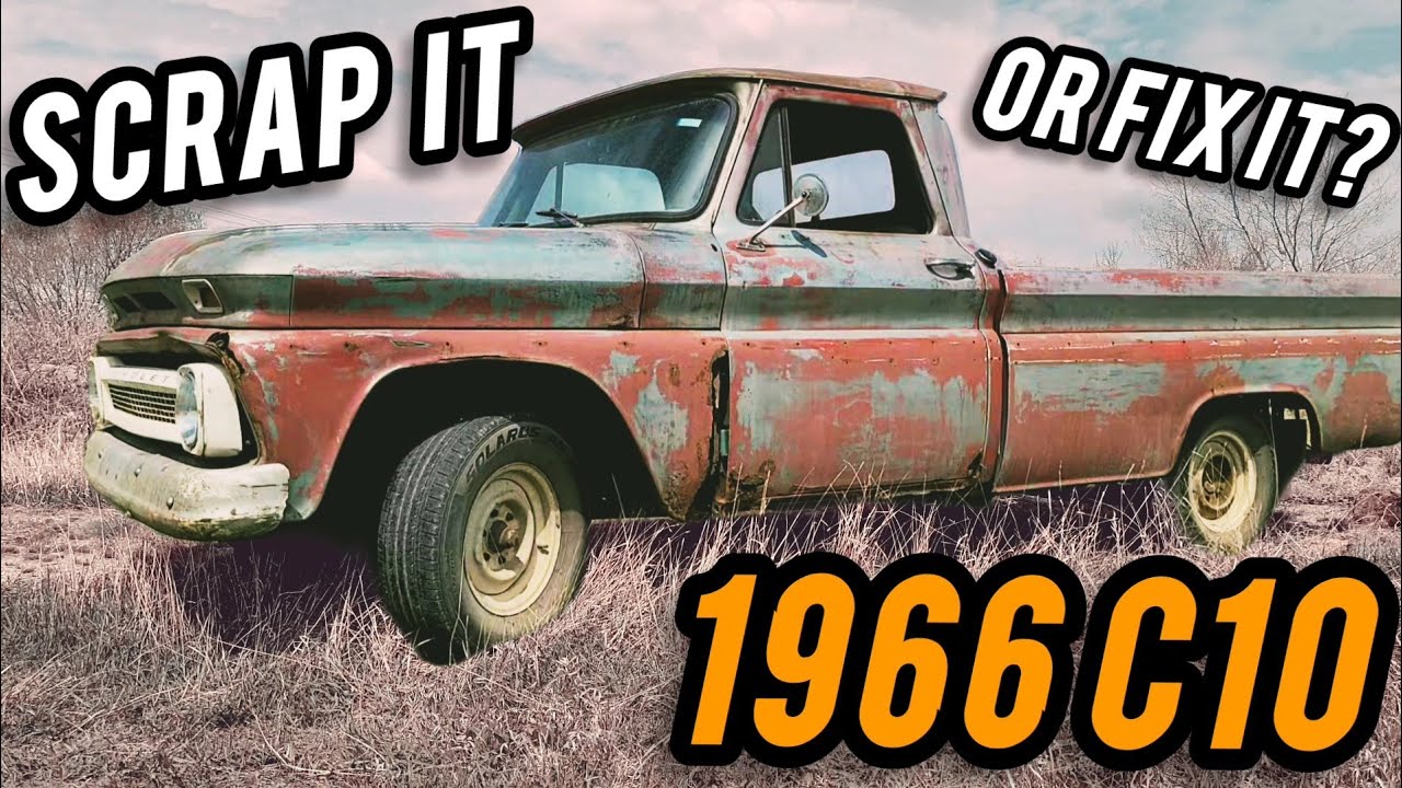 Extremely Rusty 1966 Chevy C10. New Restoration Project or Scrap Metal?