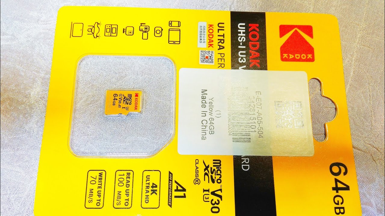 Карта памяти Kodak Micro SD 64 Gb / Kodak Micro SD 64 Gb Memory Card