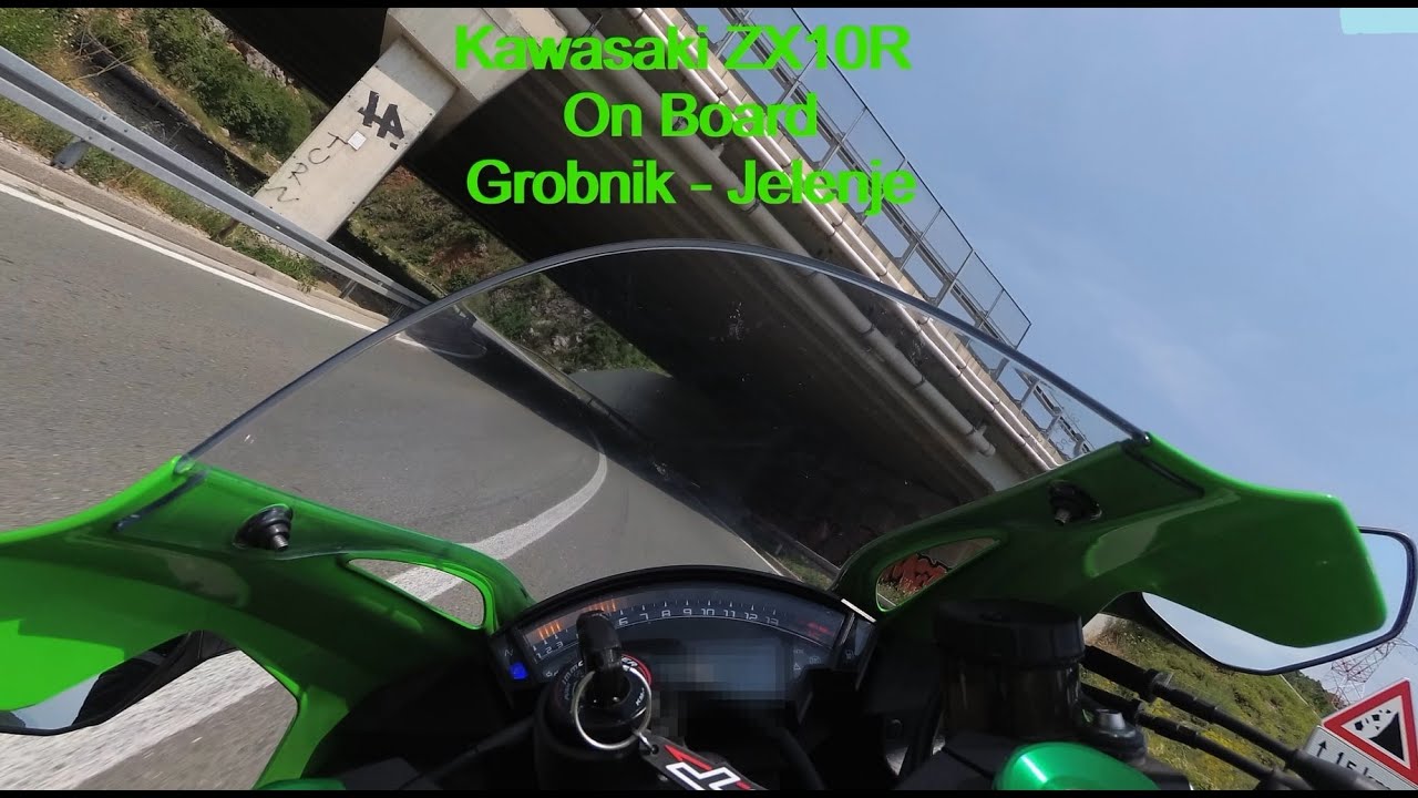 Kawasaki ZX10R On Board Grobnik - Jelenje