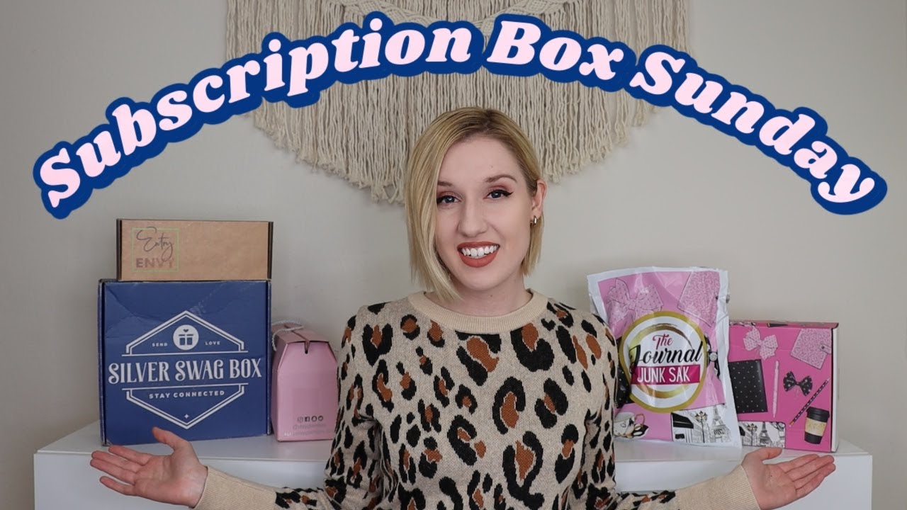 Subscription Box Sunday | Vol. 4 November 2022 | Slay Glam, Journal Junk, Entry Envy & Silver Swag