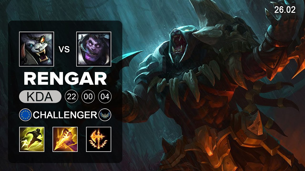 Rengar vs Dr Mundo Jungle - EUW Challenger - Patch 26.02 Season 16