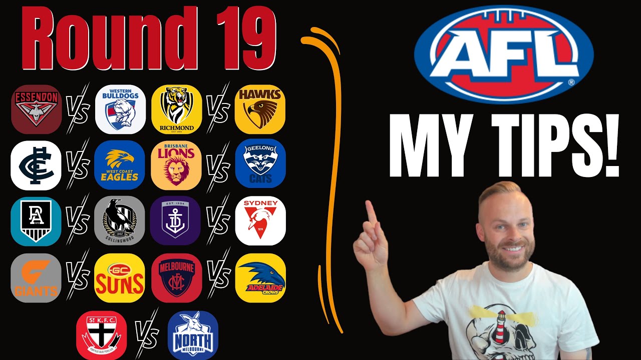 My AFL 2023 Round 19 Tips!