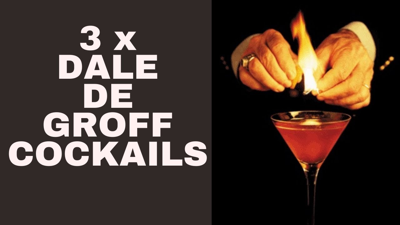 3 x Dale DeGroff Cocktail Recipes/ Le's Talk Drinks