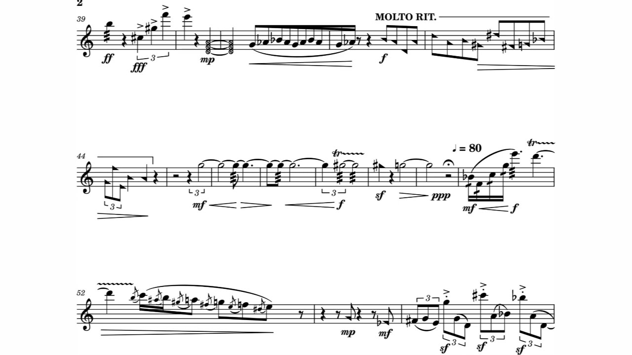 George Mitropoulos - Inspection for Flute (2021) [Score-Video]