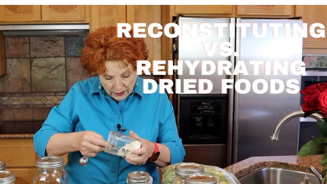MicroMoment: Reconstituting vs. Rehydrating Dried Foods