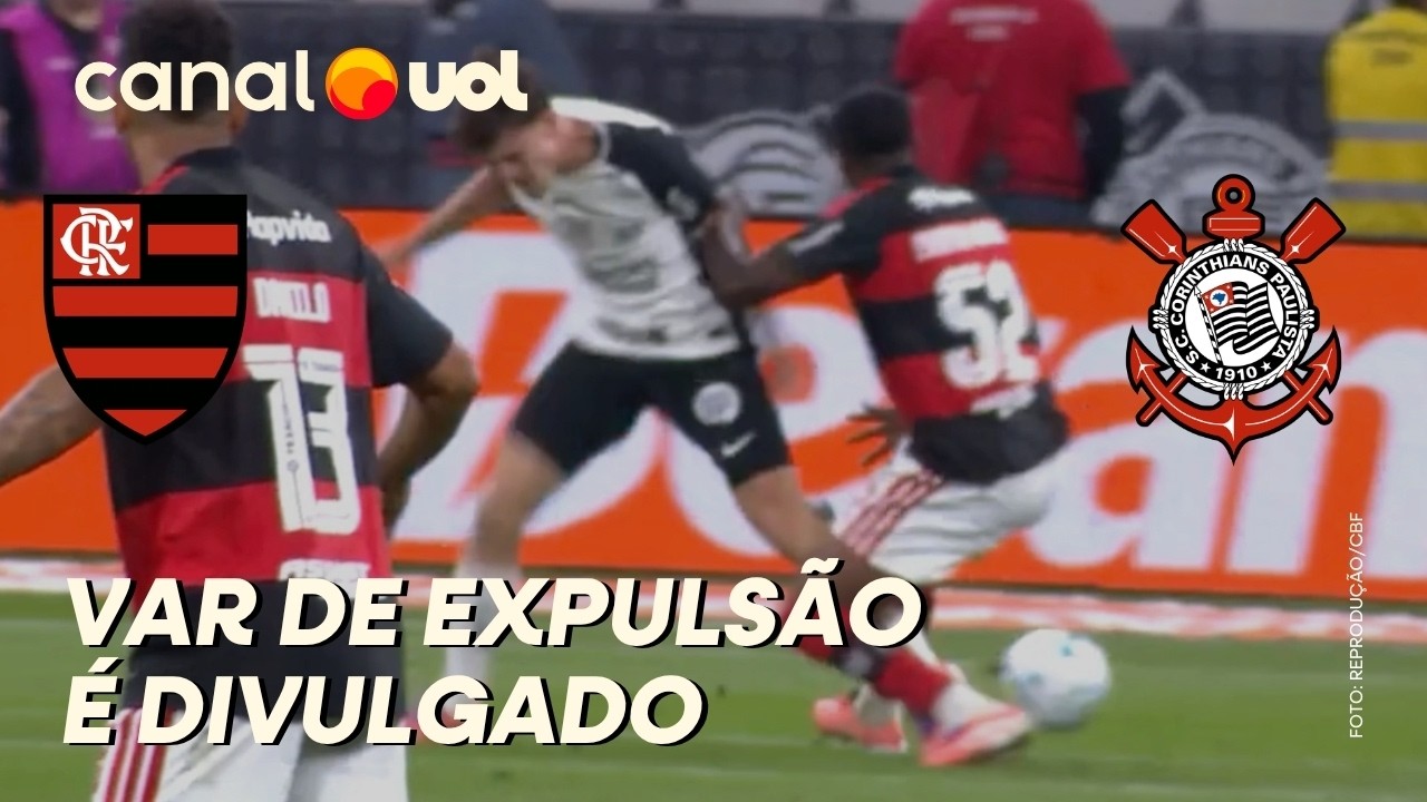 FLAMENGO X CORINTHIANS: OU&Ccedil;A &Aacute;UDIO DO VAR NA EXPULS&Atilde;O DE EVERTTON