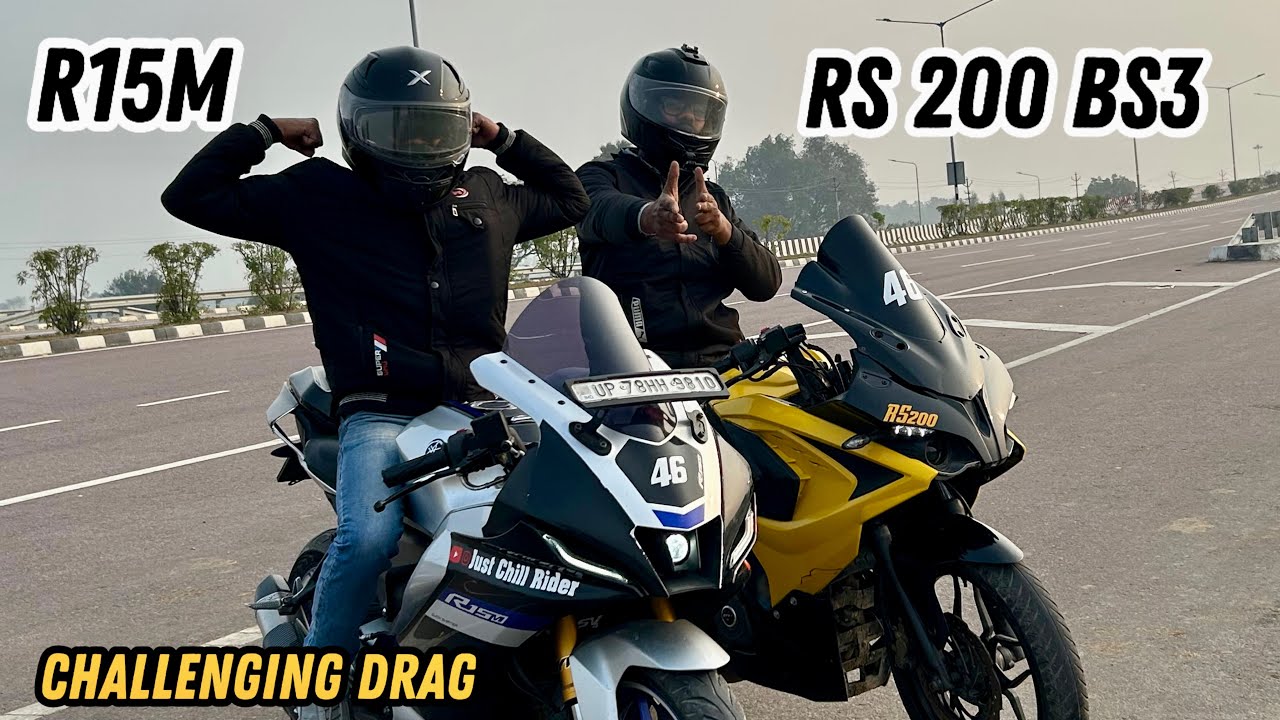 R15M vs RS200 BS3 Drag Race 🔥 20,000 ka Challenge | Shock Result🤯