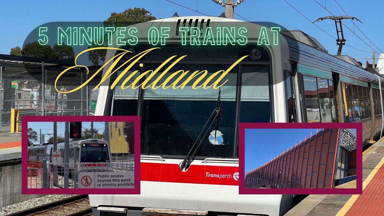 5 Minutes of Trains at Midand Station
