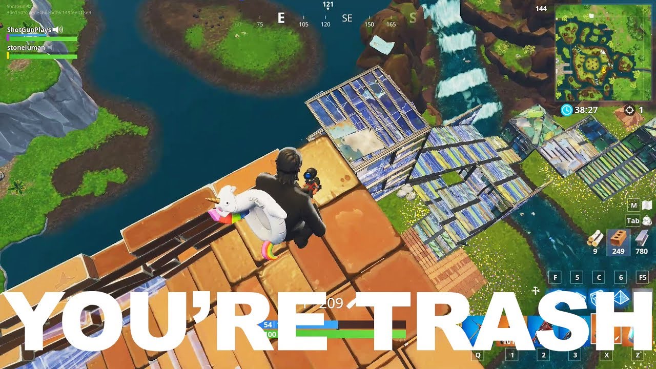 I acted TOXIC in Fortnite Playground fills and this happened..