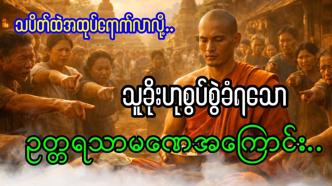 သ-ပိတ်ထဲ အထုပ်ရောက်လာလို့ သူ-ခိုးလို့ စွပ်စွဲခံရတဲ့ ဉတ္တရသာမဏေအကြောင်း