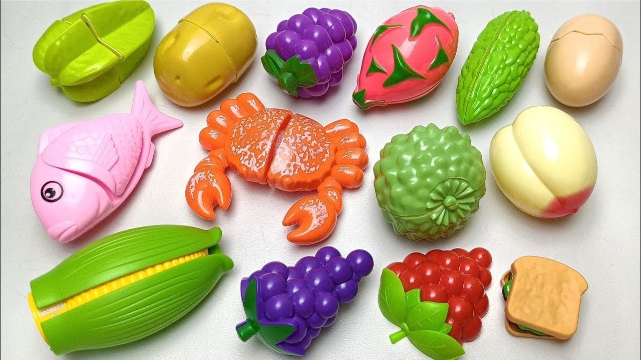 Cut Fruits and Vegetables Sensation Ep 3 | Relaxing Cutting PLASTIC Fruits and Vegetables