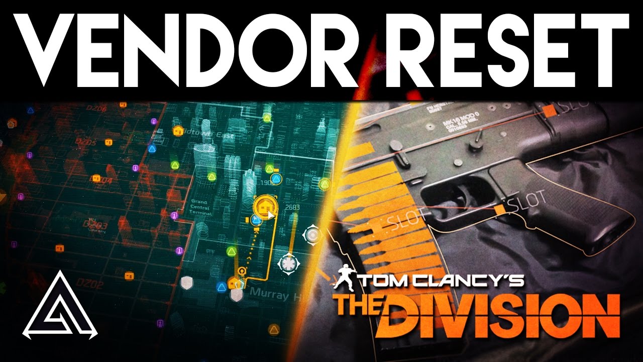 The Division | All Vendor Reset - Dark Zone, BoO, Safe Houses & More! (November 5th)
