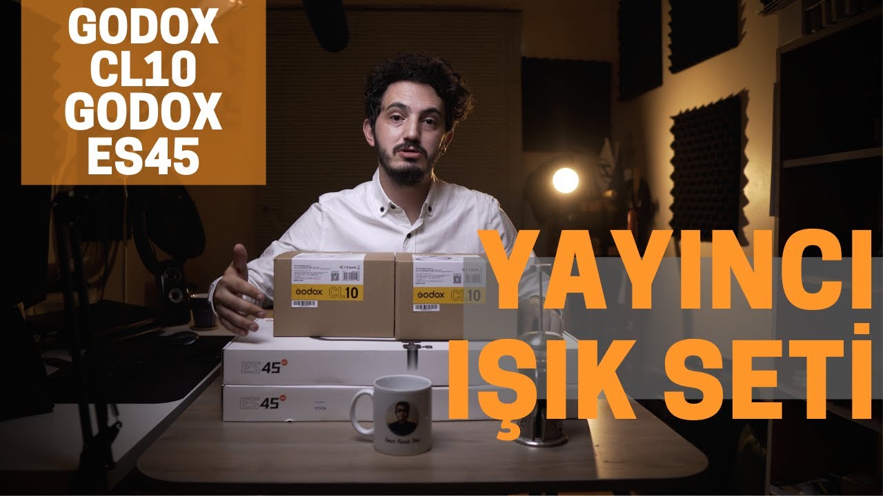 Yayıncı Işığı 💻🖥 Godox CL10 Ve ES45 İnceleme