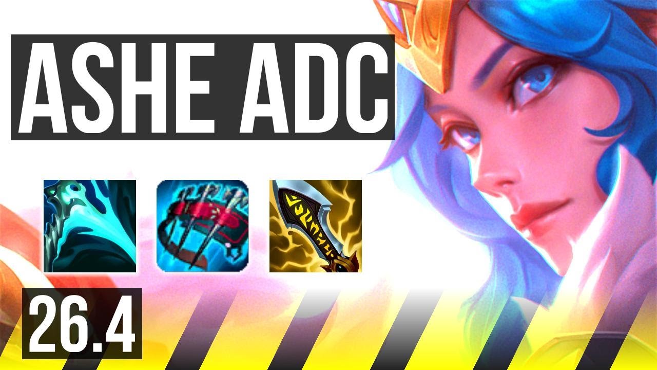 ASHE & Seraphine vs VARUS & Vayne (ADC) | 68K damage, Good KDA: 19/3/13 | KR Master | 26.4