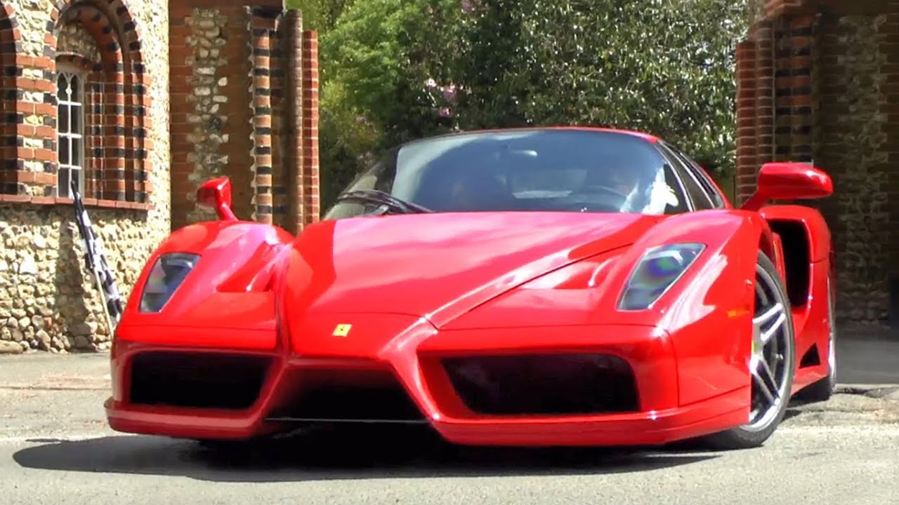 The LOUDEST CAR EVER! - Decatted Ferrari Enzo! (revs, accelerations and sounds)