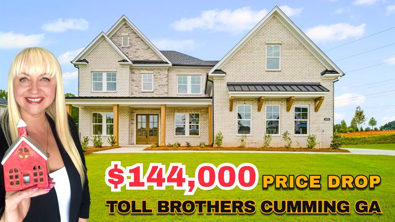 INCREDIBLE $144K Price Drop! Toll Brothers Luxury Home Tour | Northfield Trail Cumming GA