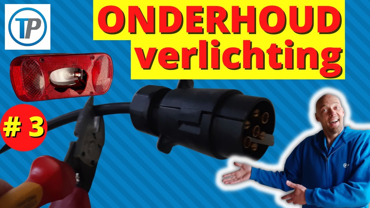 AANHANGER VERLICHTING AANSLUITEN, AANHANGER VERLICHTING REPAREREN, AANHANGER STEKKER AANSLUITEN