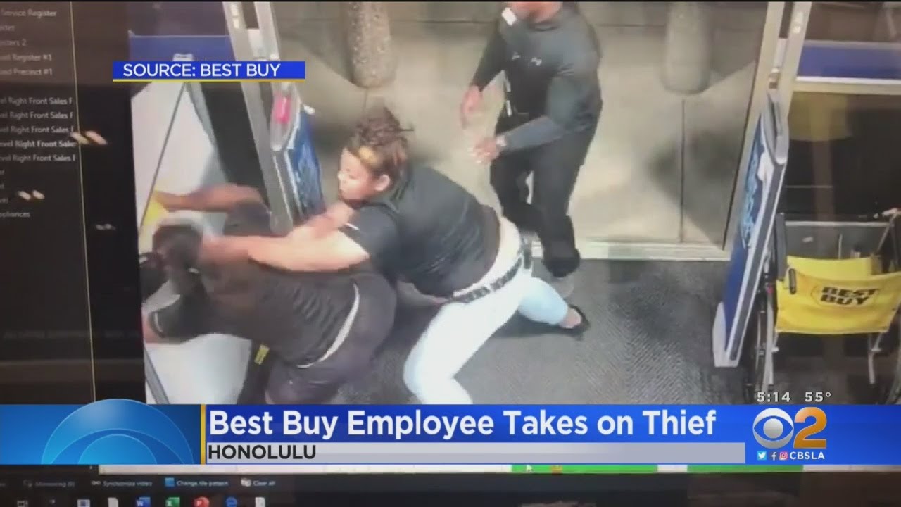 Best Buy Employee Takes On Thief