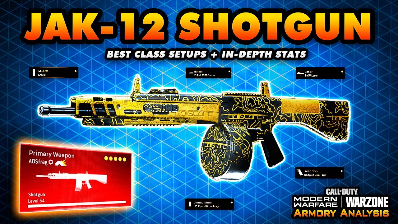 My Best JAK-12 Shotgun Class Setups After Unlocking Damascus! (Modern Warfare Armory Analysis)