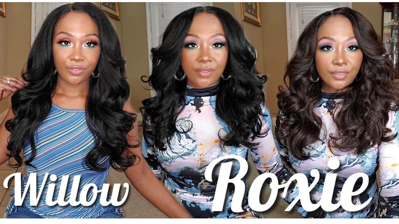$27 | Janet Collection Natural Me Blowout Synthetic Hair HD Lace Wig - ROXIE Wig | Willow Wig