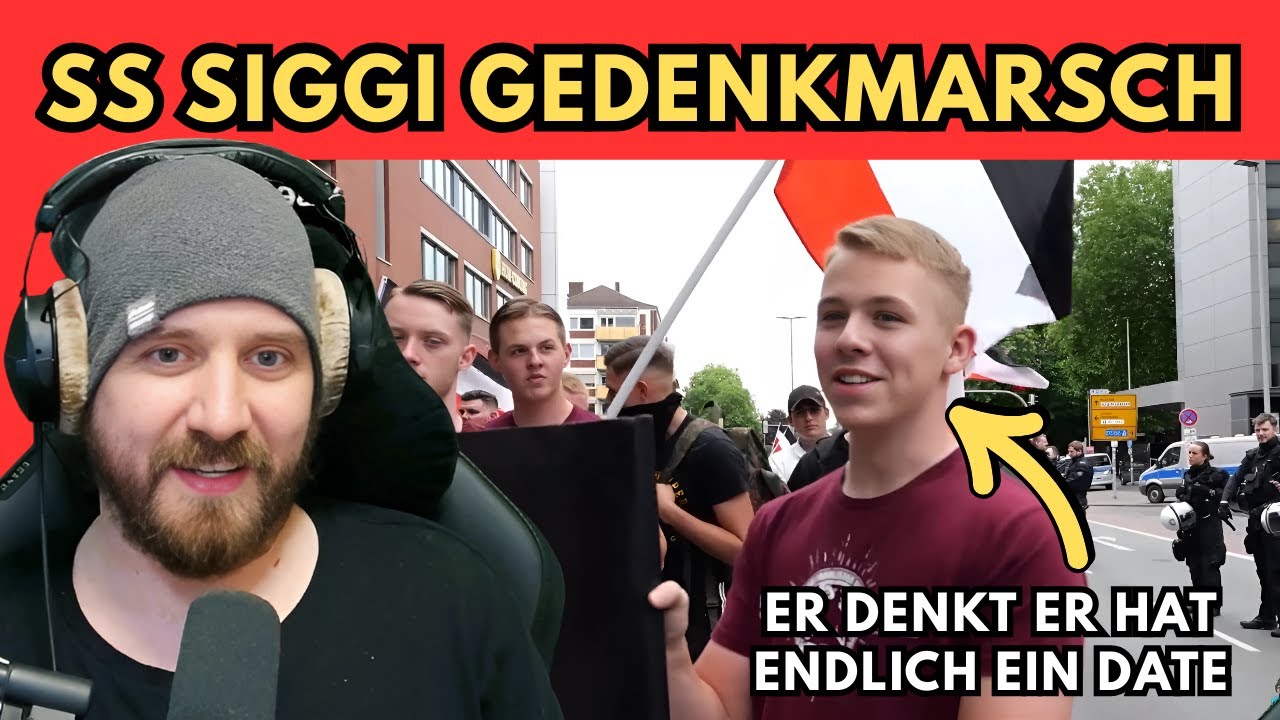 Rechte entdecken zum ersten mal eine Frau - Kamerad Qusi auf SS-Siggi Gedenkveranstaltung