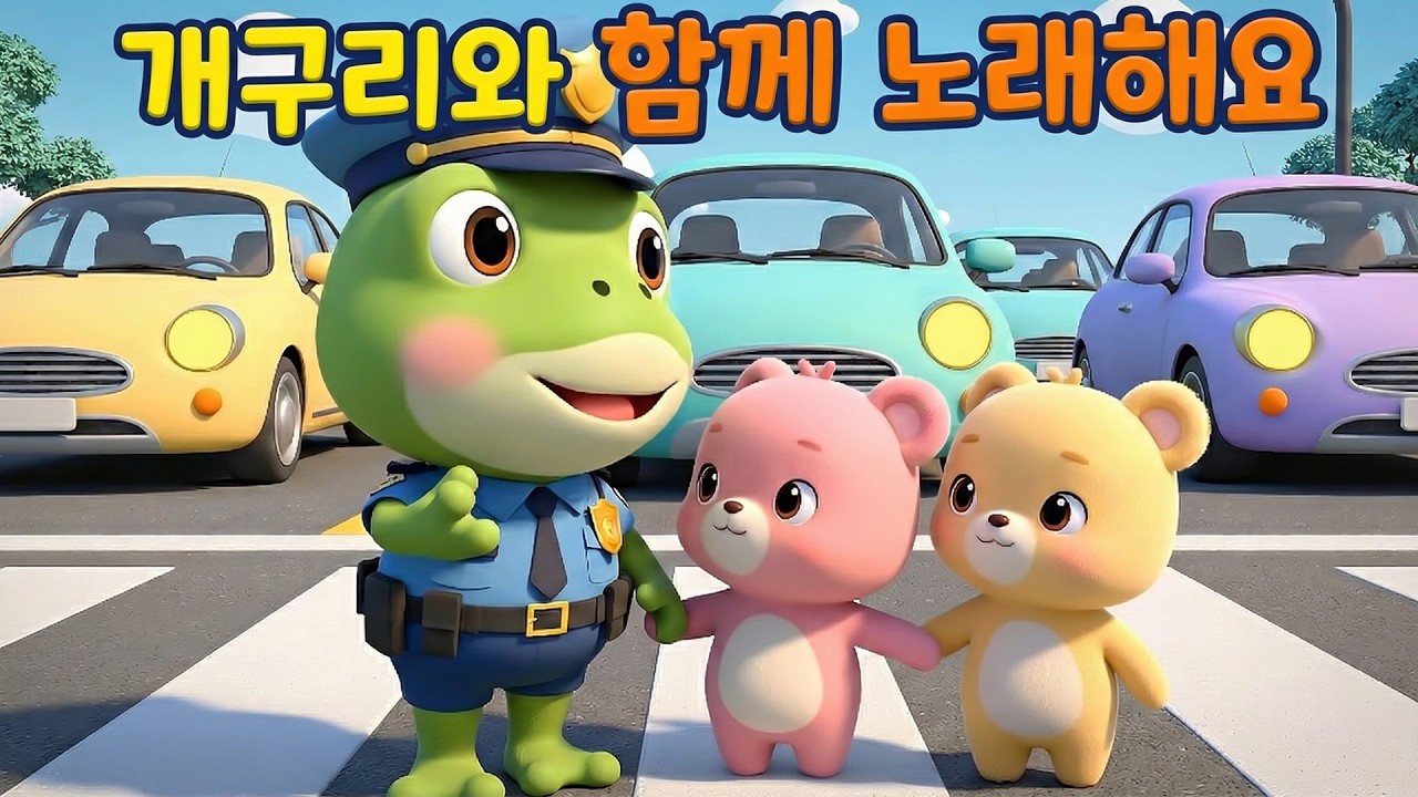 🐸 개구리와 함께 노래해요 🎵 신나는 유아동요  어린이 인기 애니메이션