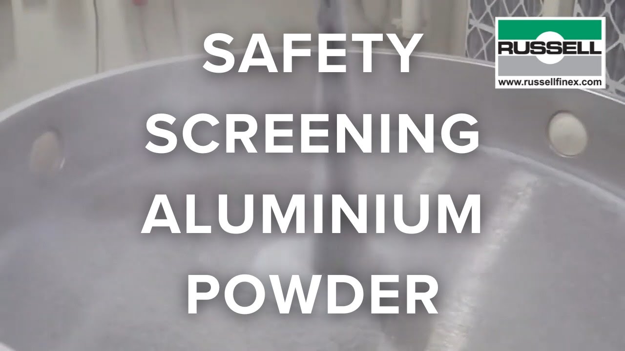 Safety screening aluminium powder - Finex Separator™