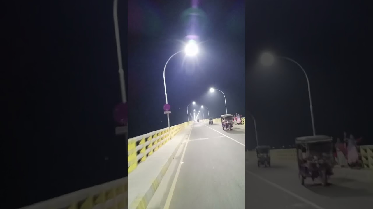 মাওলানা ভাসানী সেতু,সুন্দরগঞ্জ,গাইবান্ধা নাইট ভিউ
