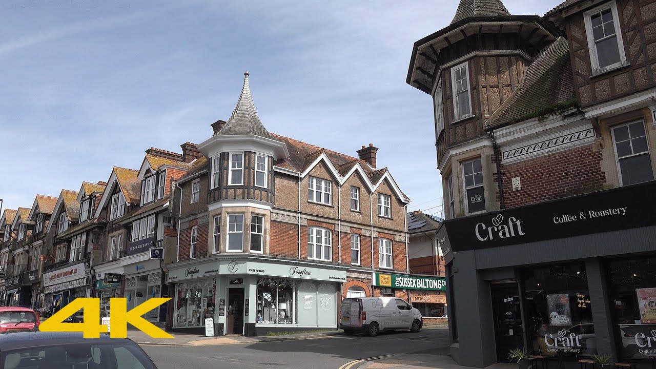 Uckfield Walk: Town Centre【4K】