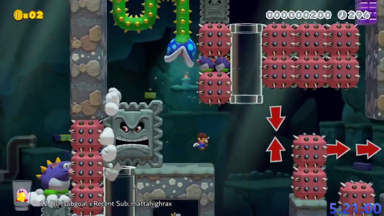 Mario Maker 2 - Pit of PePanga: PipeSqueak Boiz