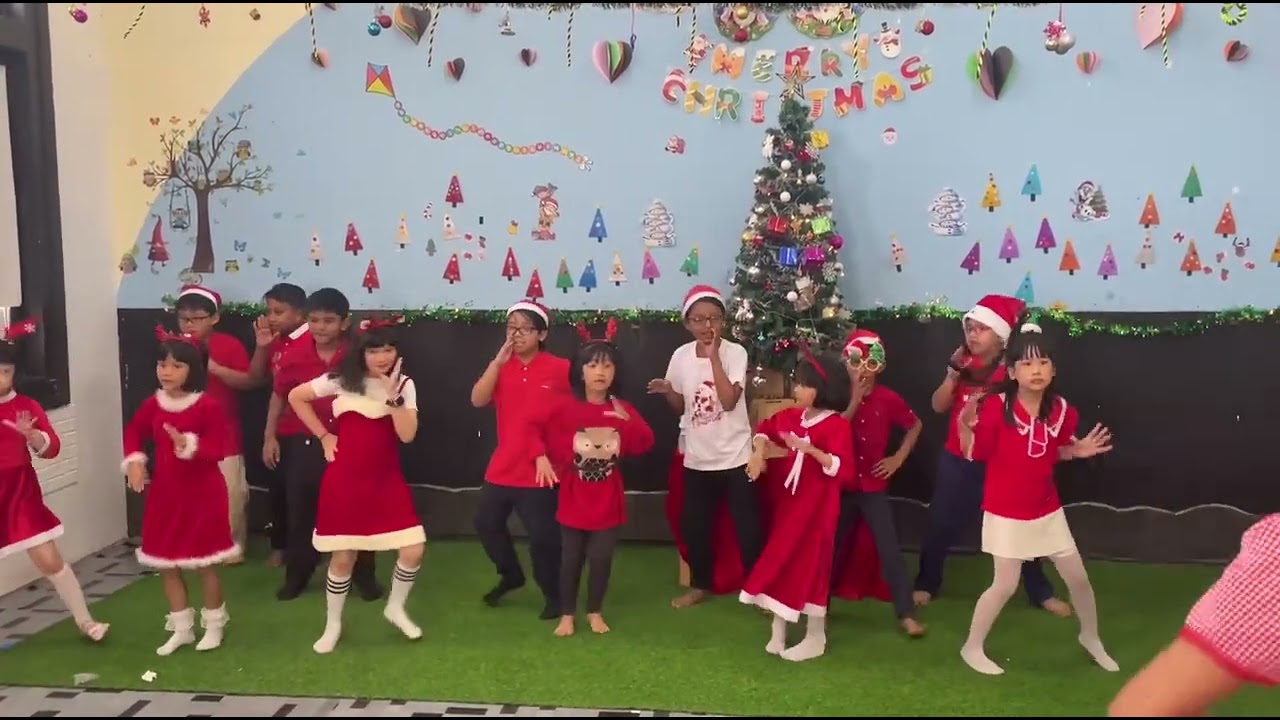 My classes dance I'm the boy in the corner at the left