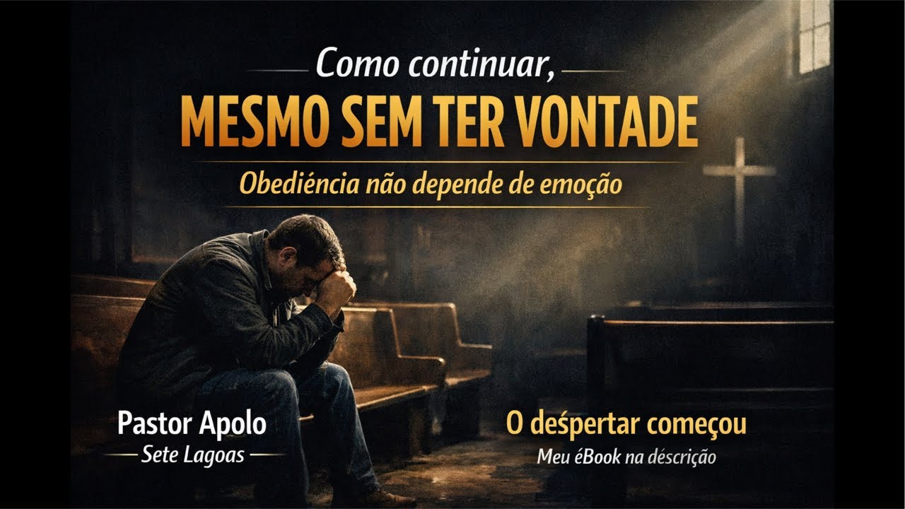 Estou cansado, mas estou aqui