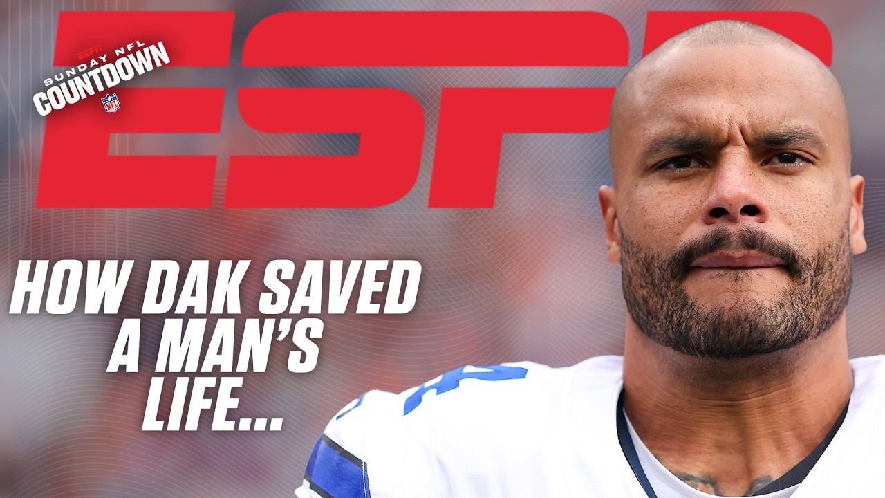 How Dak Prescott saved a Cowboys' staff members' life | Sunday Countdown
